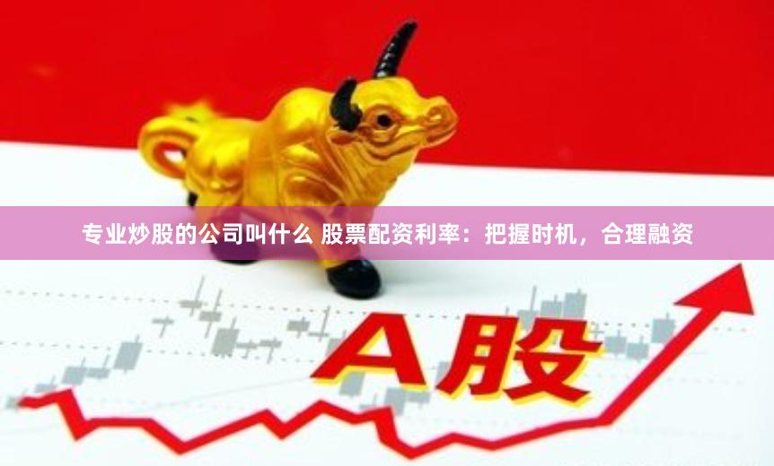 专业炒股的公司叫什么 股票配资利率：把握时机，合理融资